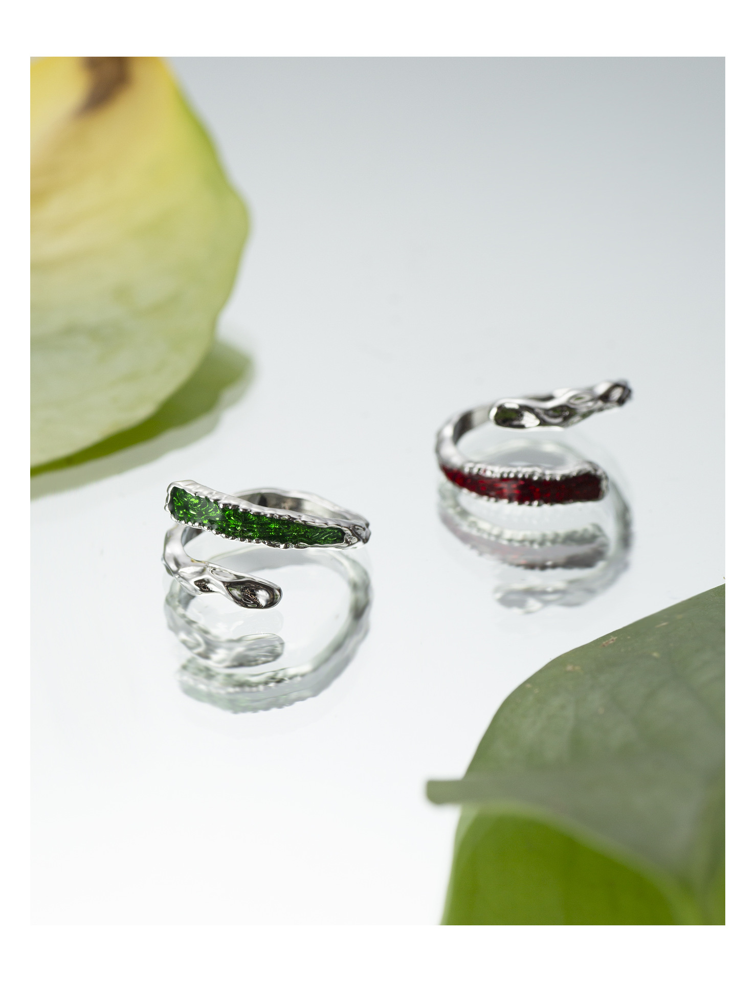 Fashion Snake Copper Plating Open Ring