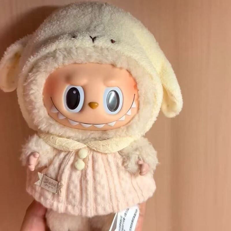 labubu咩咩羊17cm娃衣一代二代衣服玩偶毛绒手作娃衣【不含娃娃】|undefined