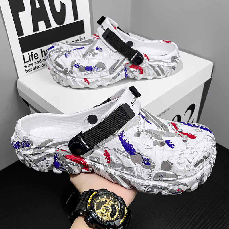 Zapatos con agujeros de talla grande transfronteriza 47 sandalias ligeras y transpirables