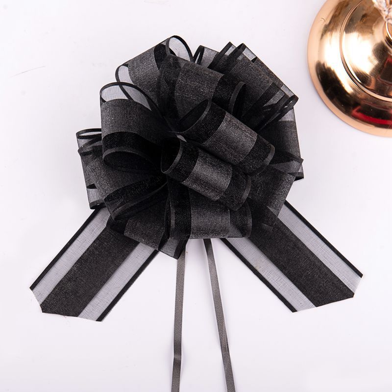 Transfronterizo 2023 nuevo 50 grande bola cepillado flor Navidad vacaciones regalo flores cesta embalaje tire flor cinta