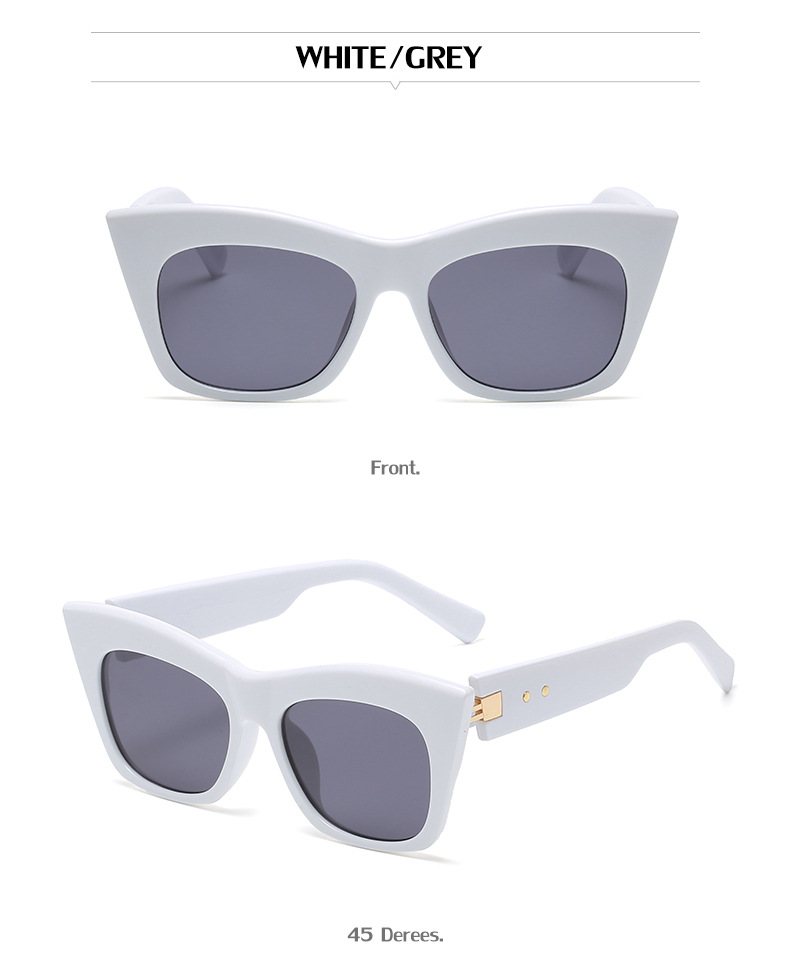 Women's Fashion Geometric Cat Glasses Sunglasses display picture 4