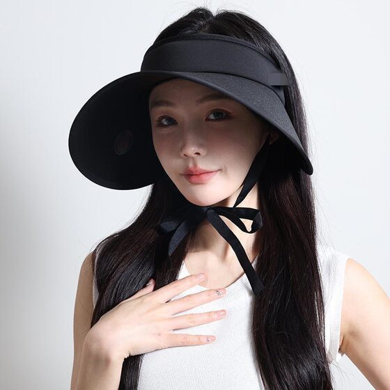Women's 2024 New Neck Protection Summer Anti-ultraviolet Air Top Shade Foldable Too