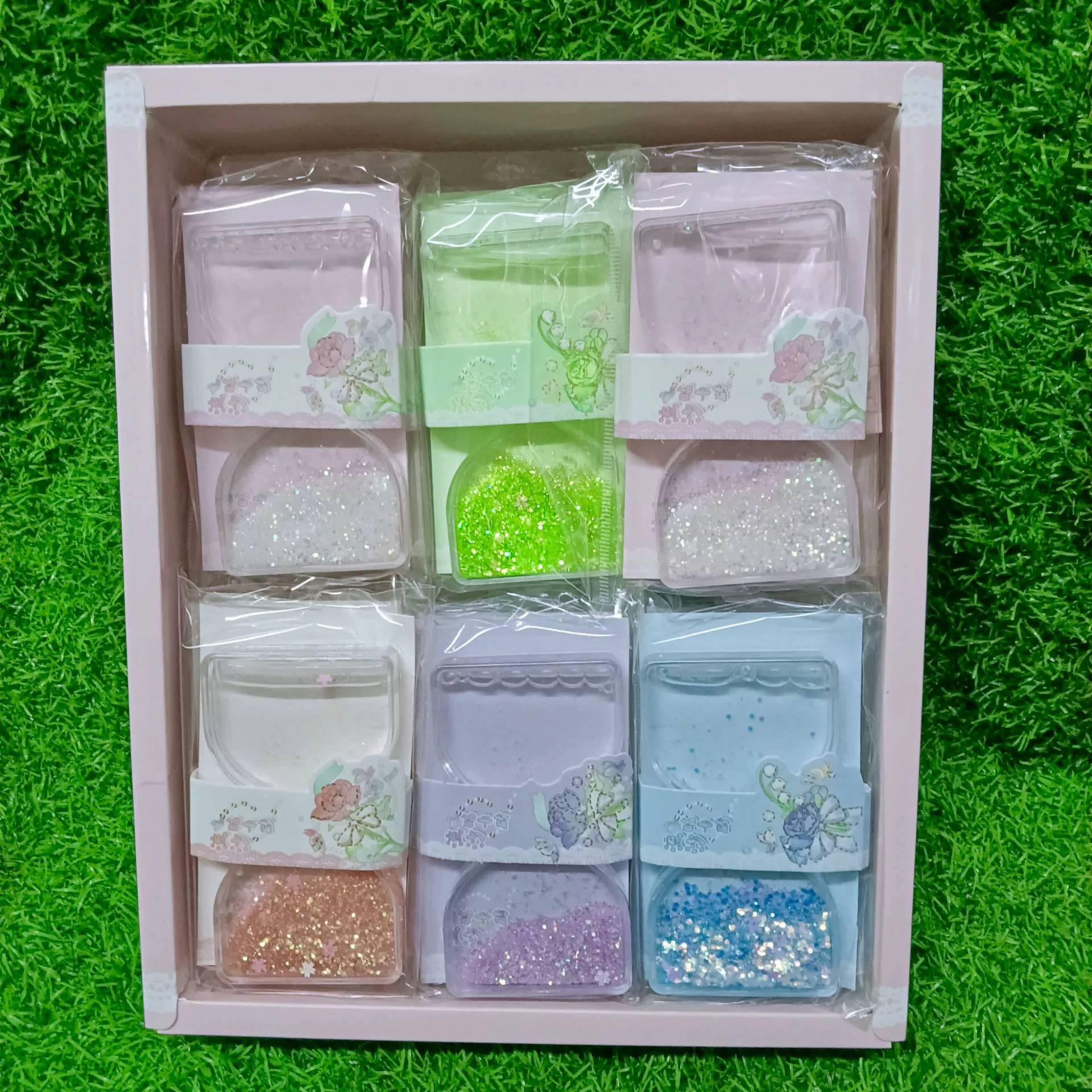 Набор для творчества: коробка с сокровищами, кристаллический клей, золотая пудра, блестки, наклейки для скрапбукинга, материалы для детского творчества, подвеска с кошачьими когтями и песком