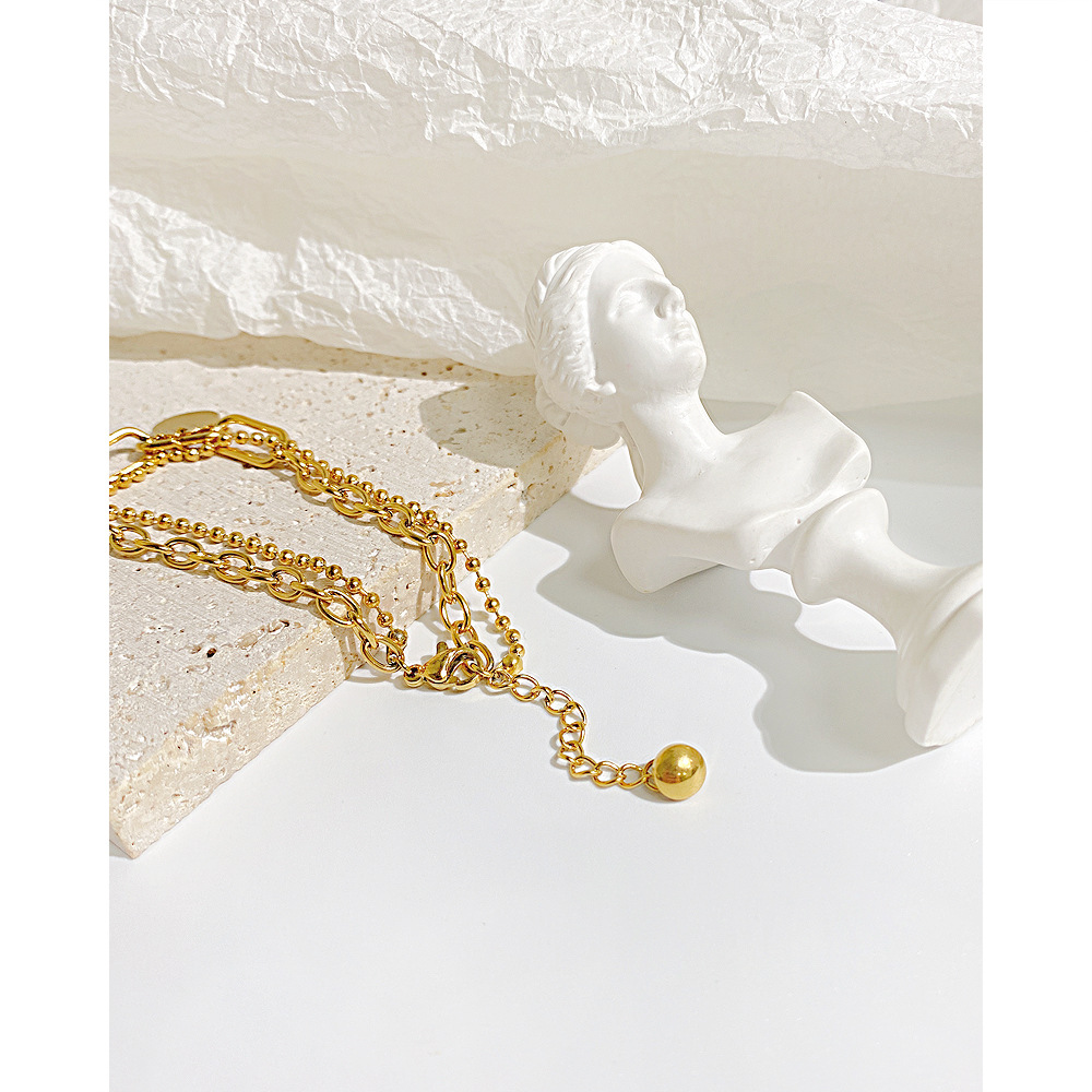 Fashion Heart Shape Stainless Steel Inlay Shell Bracelets 1 Piece