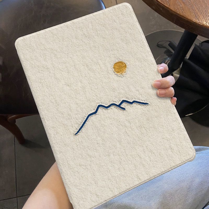 Ipad9 Protective Case 10.2inch Book-Style 2021 iPad Pro Tablet Case Ipad9 Sunrise Snow Mountain Air21