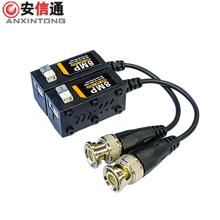2MP-8MP передатчик по витой паре пассивный помехоустойчивый чистая медная жила видеоприёмник监控 преобразователь BNC в сетевой кабель