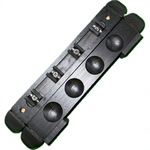 中八台球桌台球4孔靠杆器实木壁式杆架器台球桌配件放置工厂批发