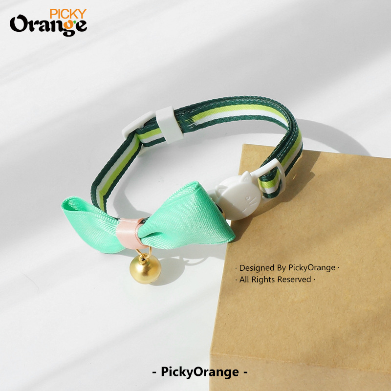 Cổ áo mèo sọc ba mảnh tương phản kiểu Pháp phiên bản mới (8).jpg