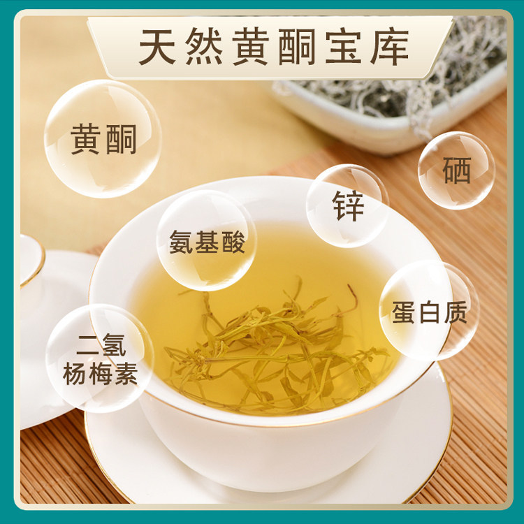 Wild Mei Tea Zhangjiajie Premium Wild Vine Tea 500g Pre-Qingming Purple Gold Bud Tips Hot Brew Herbal Tea preparation