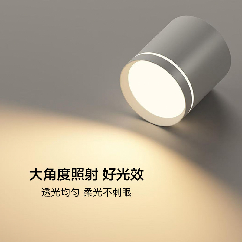 Fábrica directa de lámpara de caída abierta led sala de estar dormitorio pasillo luz sin perforación sin luz principal luz de techo