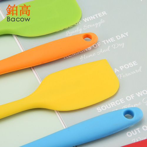 Baking tools small one-piece silicone spatula, spreading knife, silicone scraper DIY cake tools high temperature