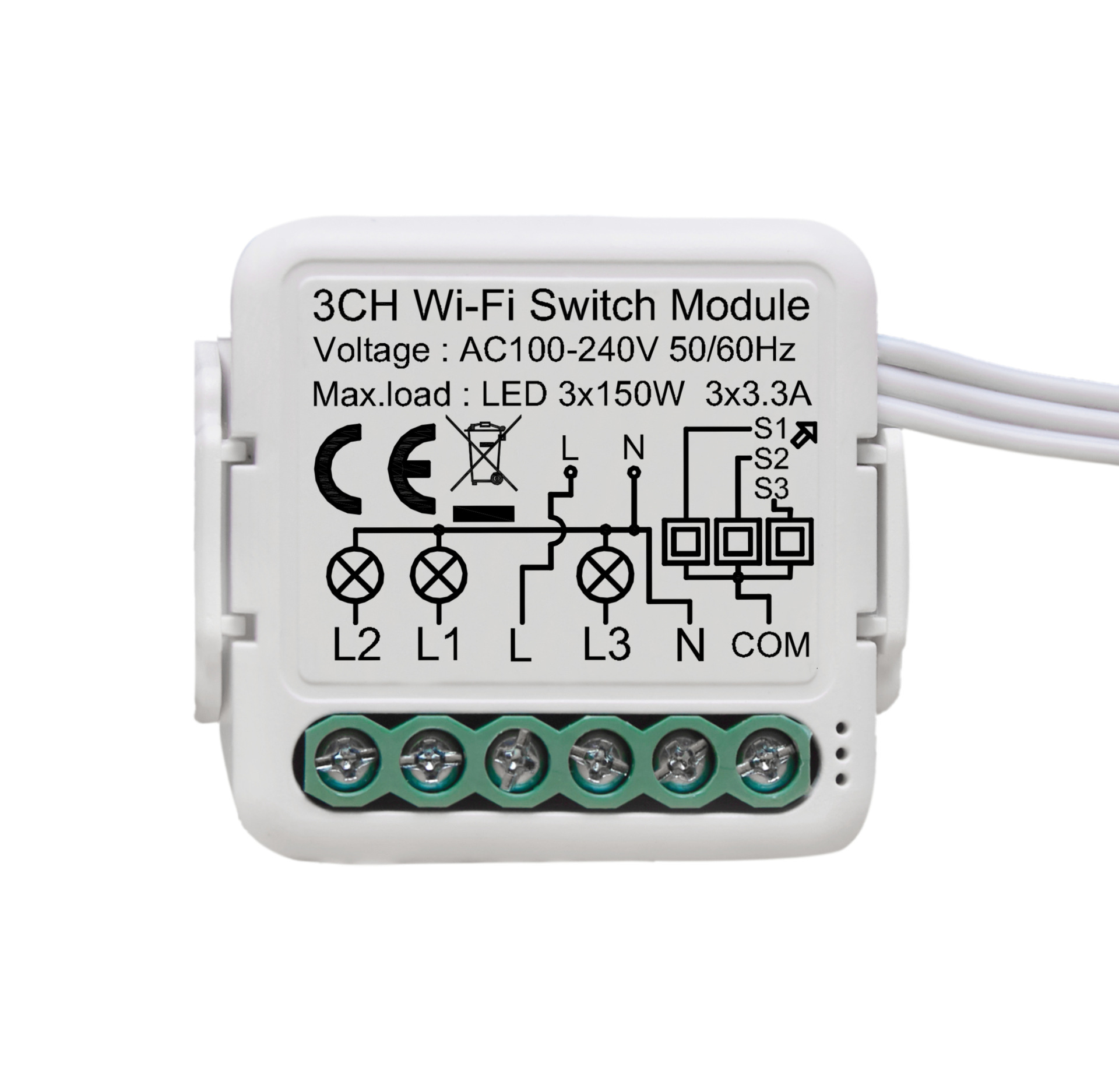 3CH Wi-Fi Switch Module