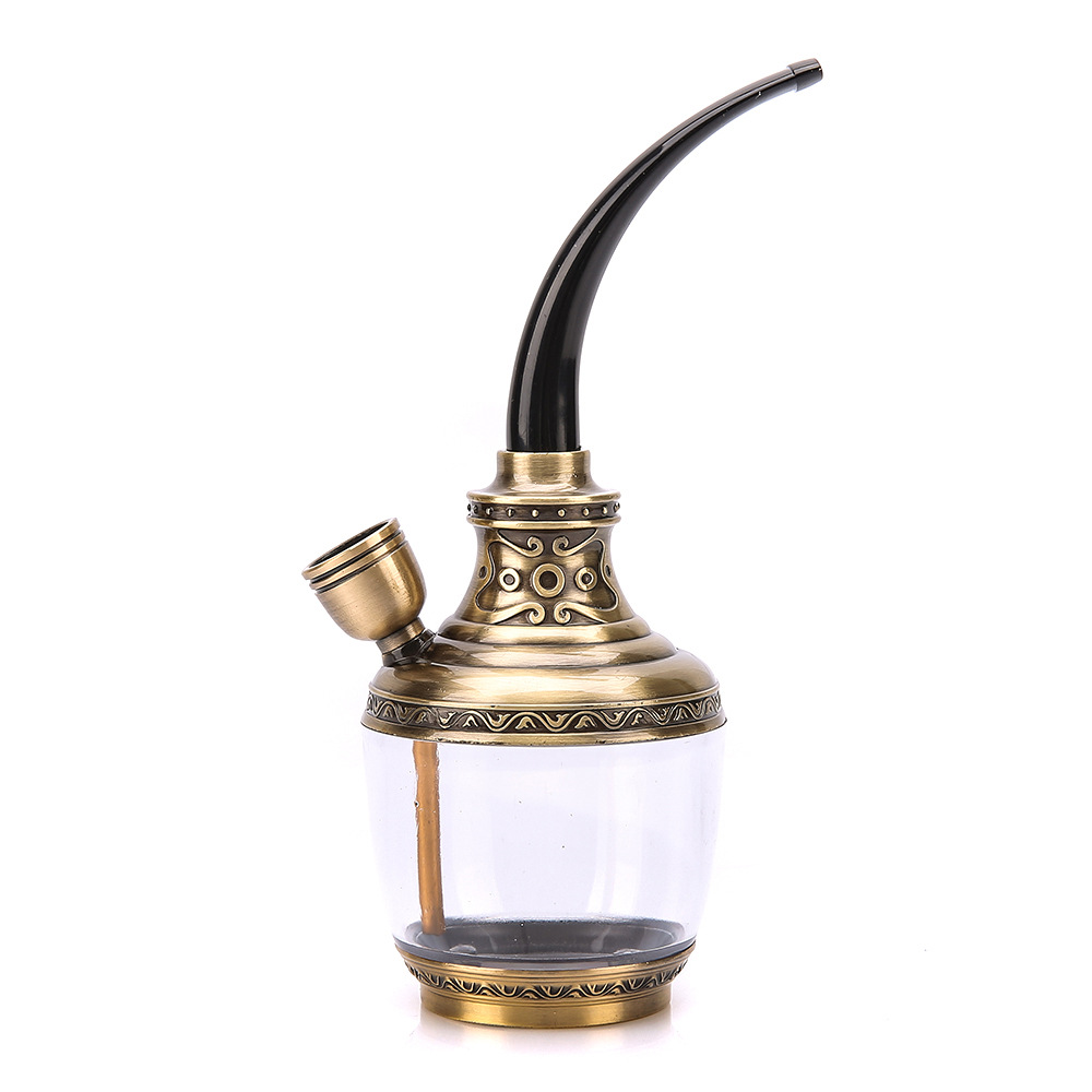 Cross-Border Dual-Use Water Pipe Double Filter Magnetized Filter Hookah Healthy Hookah Bag Fine Smoke Cigarette Holder Wholesale