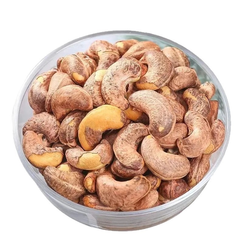 批发代发紫皮腰果新货原味特大坚果仁带皮干货零食非越南大颗粒|undefined