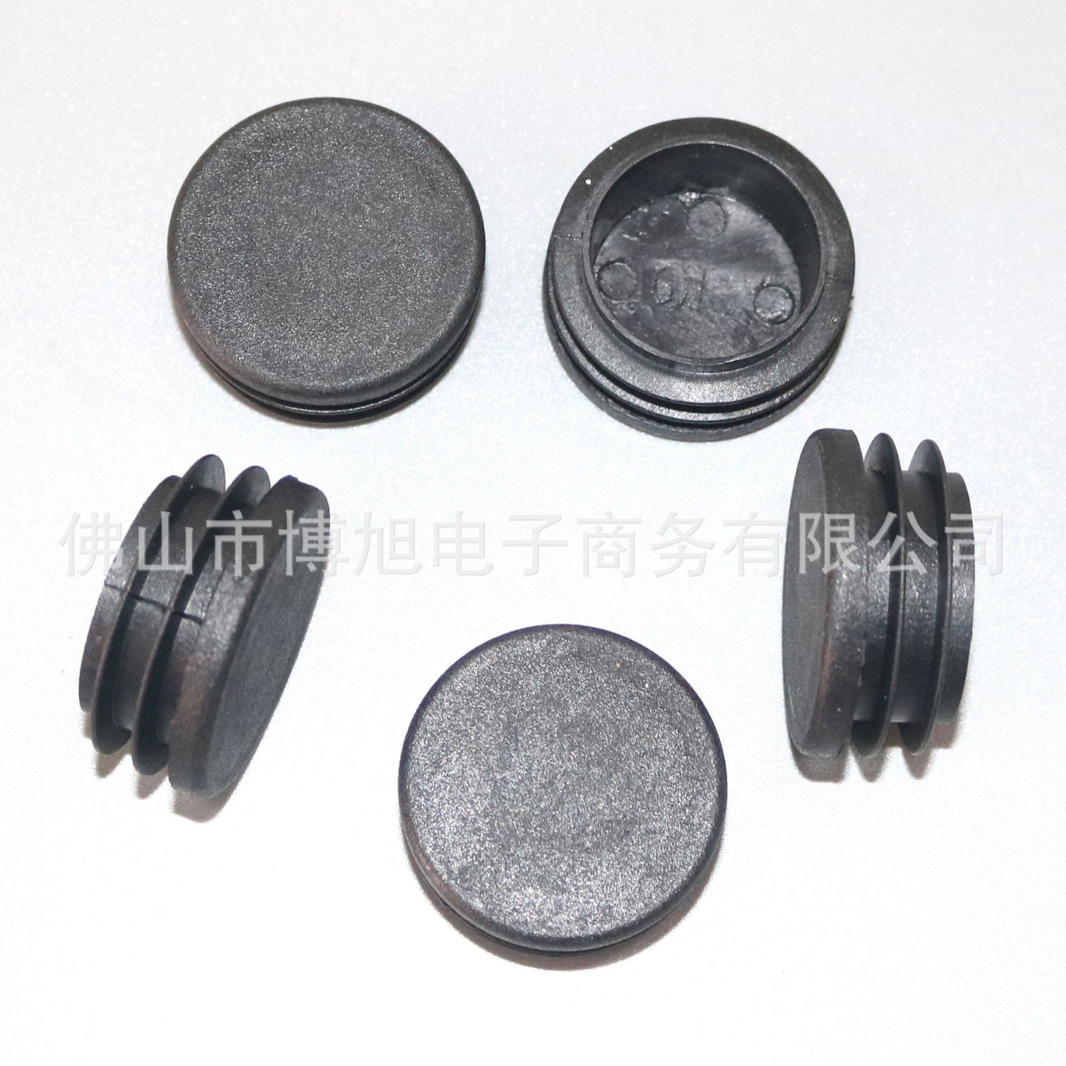 博旭 38mm圆管牙塞 塑料堵头 塑料圆脚塞 塑料管盖 塑料圆管脚X20