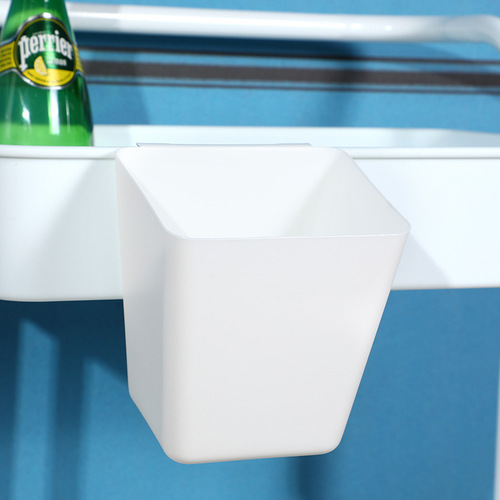 Cart hanging basket mobile snack storage basket kitchen debris hanging bucket dormitory bedside trash can debris storage bucket