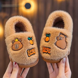 童拖鞋;童棉鞋;家居棉鞋