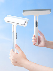 Glass cleaning artifact household window cleaning brush bathroom mirror special wiper double-sided cleaning cleaning tool