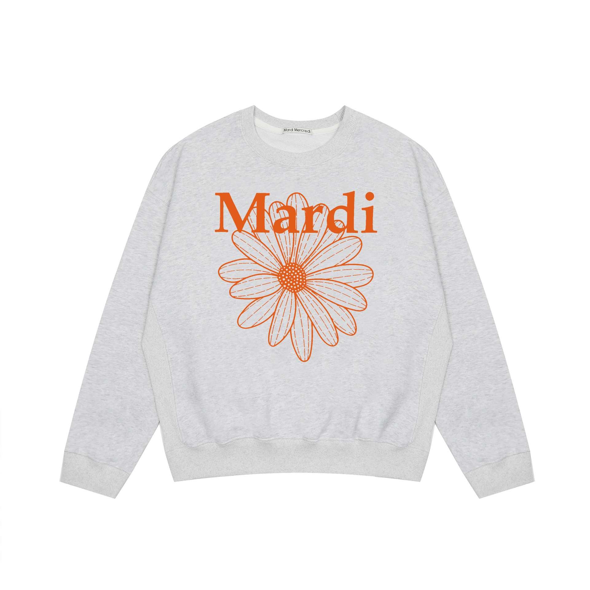 スポット韓国トレンドブランドマルディスウェットシャツレディースデイジー24新作プリントラウンドネックトップスドロップシッピング