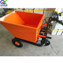 小型家用电动手推车 手掀自卸工程翻斗车 建筑工地运输搬运车