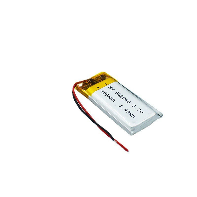 聚合物锂电池602040锂电池3.7V400MAH加板带线适用各种电子产品