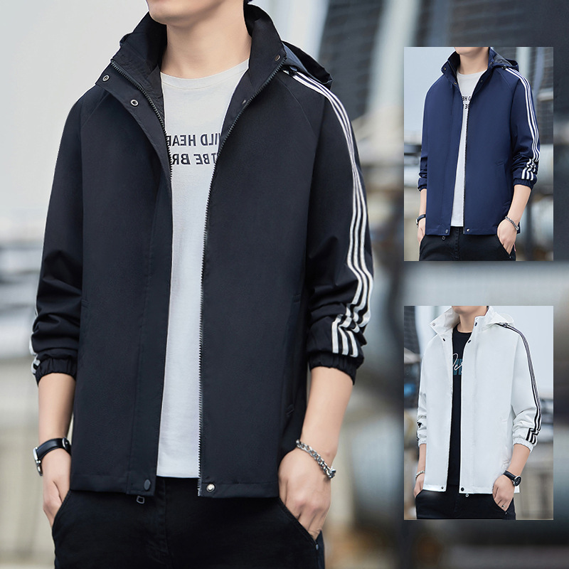 Chaqueta deportiva para hombres 2023 primavera nueva ropa de asalto casual para hombres primavera chaqueta impermeable al aire libre ropa de hombre