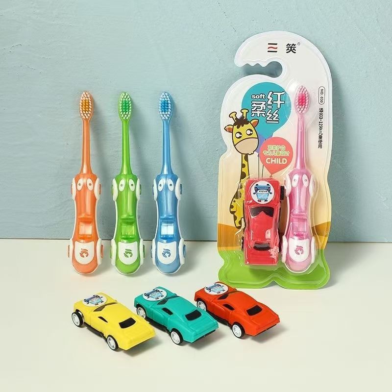 46 cepillo de dientes para niños cepillo de dientes de pelo suave ultra fino cepillo de dientes juguetes cepillo de dientes limpio anti-carias cepillo de dientes para bebés Yiwu productos pequeños