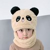 Children's hat suitable for men and women, keep warm windproof scarf