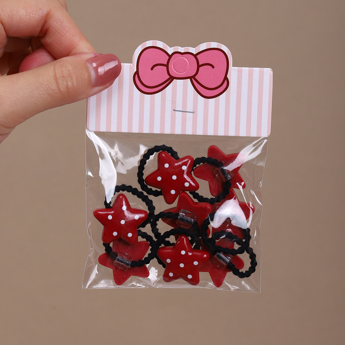 Nueva cubierta dura ~ lindos pinzas de cabello de pentacos para niños goteo de aceite rosa BB pinzas de borde no dañan pinzas de cabello rotas pinzas de cabello