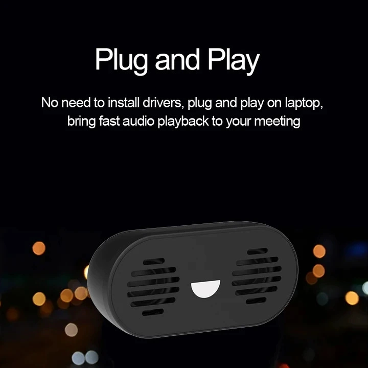 Новый портативный динамик Настольный компьютер Мини-декодирование звуковой карты без драйверов двойной динамик Стерео USB Аудио