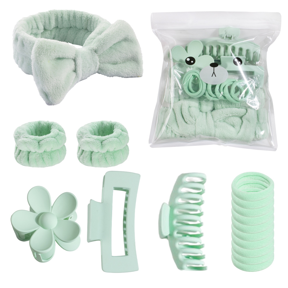 Set de pinzas para el cabello, pinzas de garra de hueso de dragón, coleteros para la parte trasera de la cabeza, accesorios para el cabello, pinzas de tiburón, bandas para el cabello, coleteros para el cabello rebelde, ideales para ir al trabajo.
