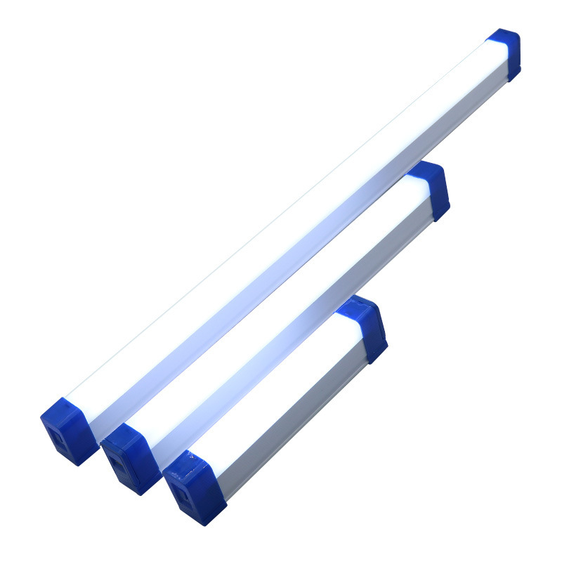 Tubo de luz LED de emergencia, magnético, colgante, con carga USB, tubo de luz T8, para puestos de mercado nocturno, camping, iluminación de emergencia