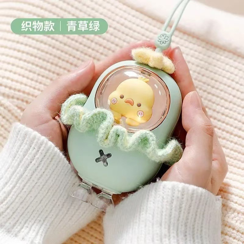新しい小さな黄色いアヒルのハンドウォーマー USB 充電式ポータブルミニポケットハンドウォーマー漫画かわいいペットウォーマーベビーギフト|undefined