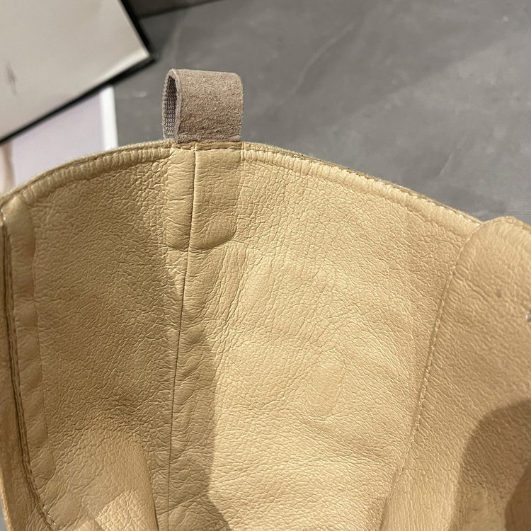 Women's Shoes Thick Martin Old Retro Workwear High Top Knight Boots Round Toe Platform Low Side Zipper Leather_voghion.com