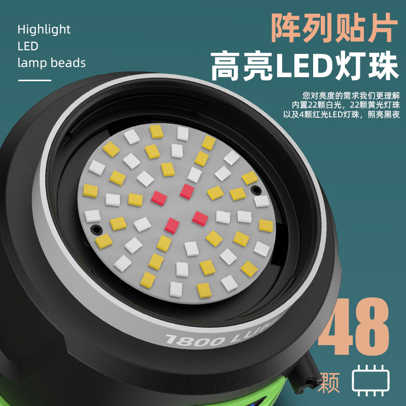 Nuevo transfronterizo camping luz al aire libre multi-función de iluminación Amazon modelo privado camping luz iluminación de emergencia resaltar