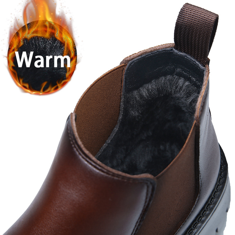 5508 기모 안감 보온 커피색