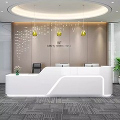 E0 環境保護会社フロントデスク塗装フロントデスクシンプルモダンフロントデスクオフィスデスクビューティーサロンレジキャビネット
