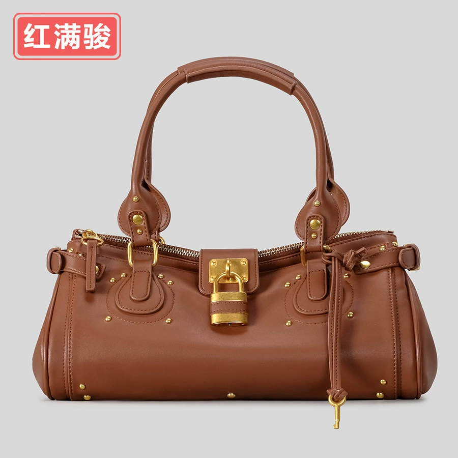 Сумка через плечо Brand, ретро с ручной застёжкой-замком, демисезонная, 35×17×14 см
