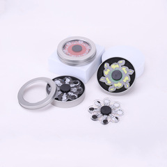 Factory Wholesale Game Style Window Iron Box Fingertip Spinner Iron Box, Candied Bean Button, Candy Iron Box