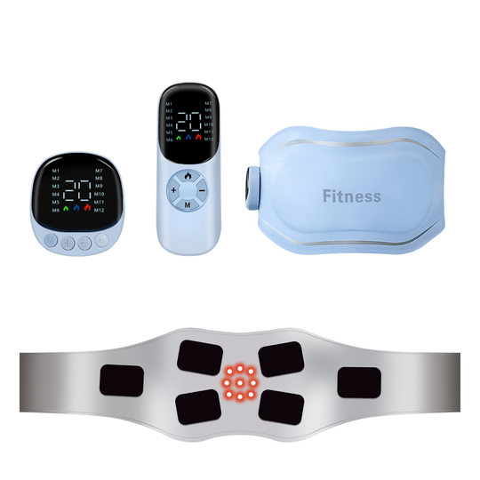 EMS red hot compress massage belt 2500 mA micro-current fat reduction shaping waist protection easy to clean generation hair cross-border