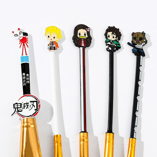 Demon Slayer Makeup Brush Set Kamado Nezuko cosplay Tanjiro anime peripheral makeup tools
