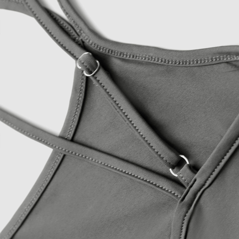 Women's Clothing Women's Sexy Sports Bodysuit Tight Fitting Solid Color Yoga Suspenders Beautiful Back Fitness Romper_ecoleips.com