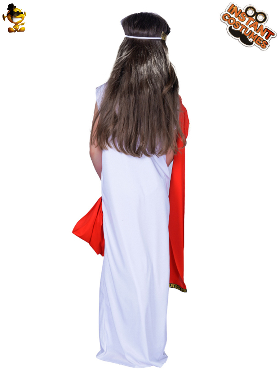 De los niños de la muchacha griega anciano diosa traje de la mascarada etapa rendimiento traje de Halloween Cosplay traje image 3