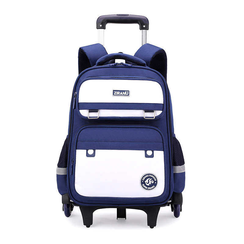 Pescado natural nuevo tirón mochila al por mayor escaleras mochila de estudiantes 3 - 6 grados antidesgaste