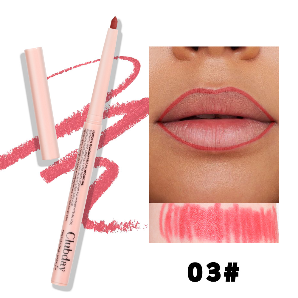 Cross-border makeup easy to apply, rotating lipstick pen not easy to smudge, matte natural lipstick, lip liner pen for export wholesale undefined