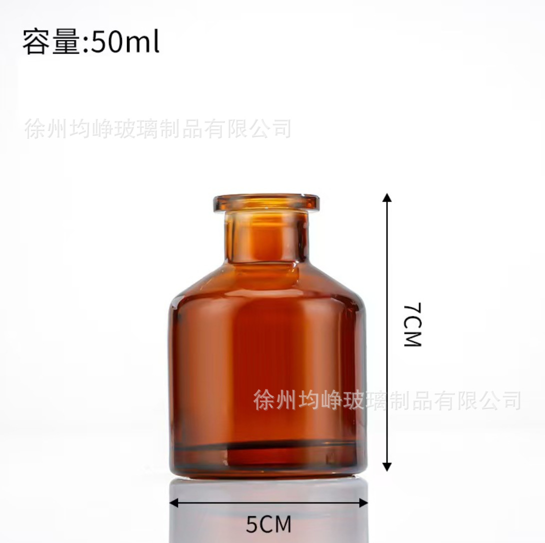 Ventas transfronterizas calientes 30ml 50ml botellas de fragancia de vidrio de muestra pequeña botella de aerosol portátil al por mayor