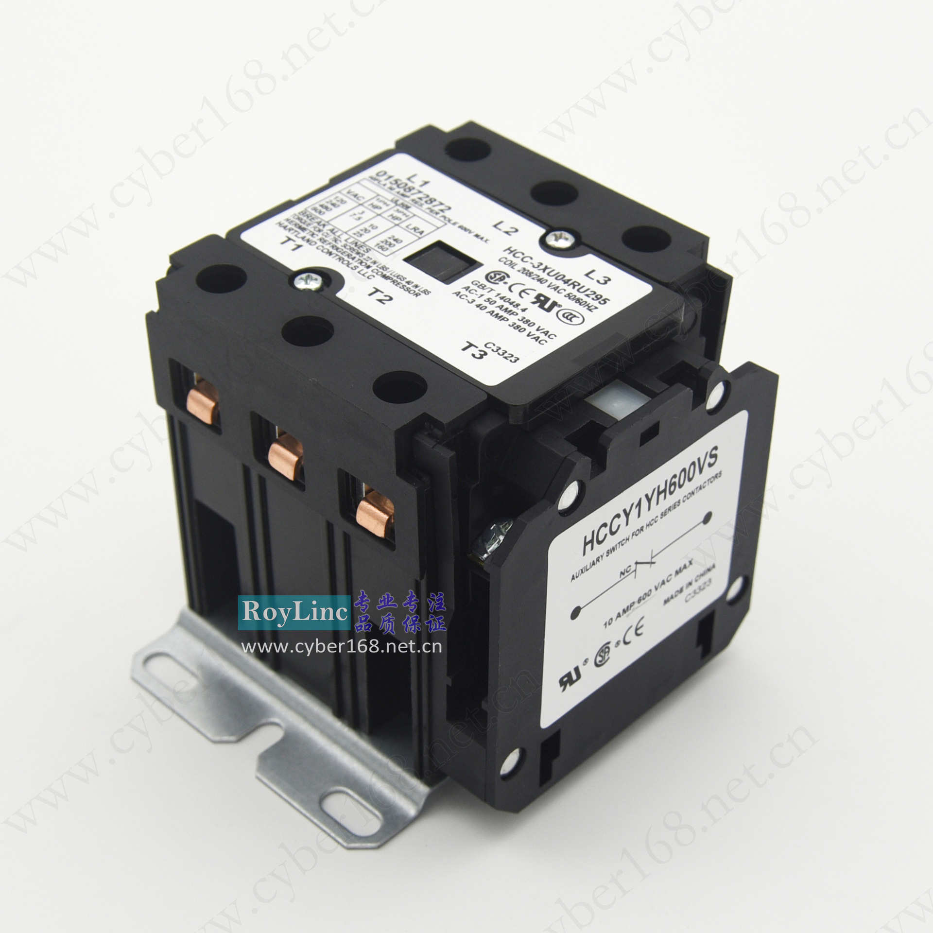 208V-240V 40A HCC-3XU04RU295带防护盖空气能热泵机组交流接触器