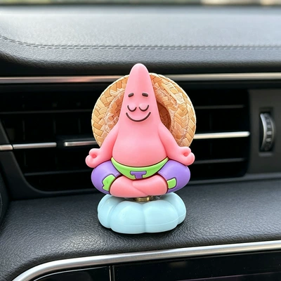 Car ornaments – Rotating Patrick Star and Squidward