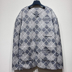 小香風正方形の格子縞の毛はビジネスカジュアルスーツの夜の宴会の服の男性のジャケットの男性のジャケットの男性のジャケットです。