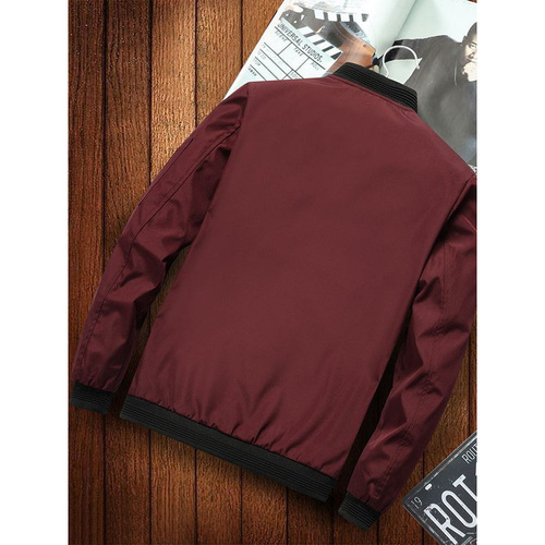 Spring and Autumn Men's Youth Leisure Plus Size Jacket Outerwear AliExpress Hot Selling Top Factory